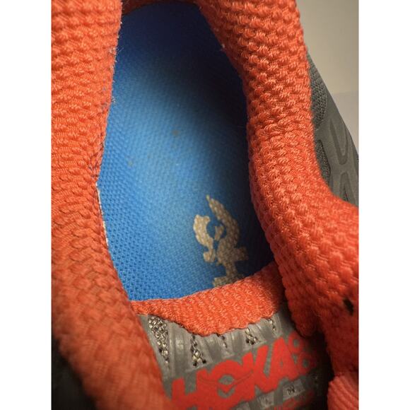 Hoka One One Vanquish 2 Women’s 7 Gray Red Running Shoes Max Cushion Neutral - Picture 7 of 8